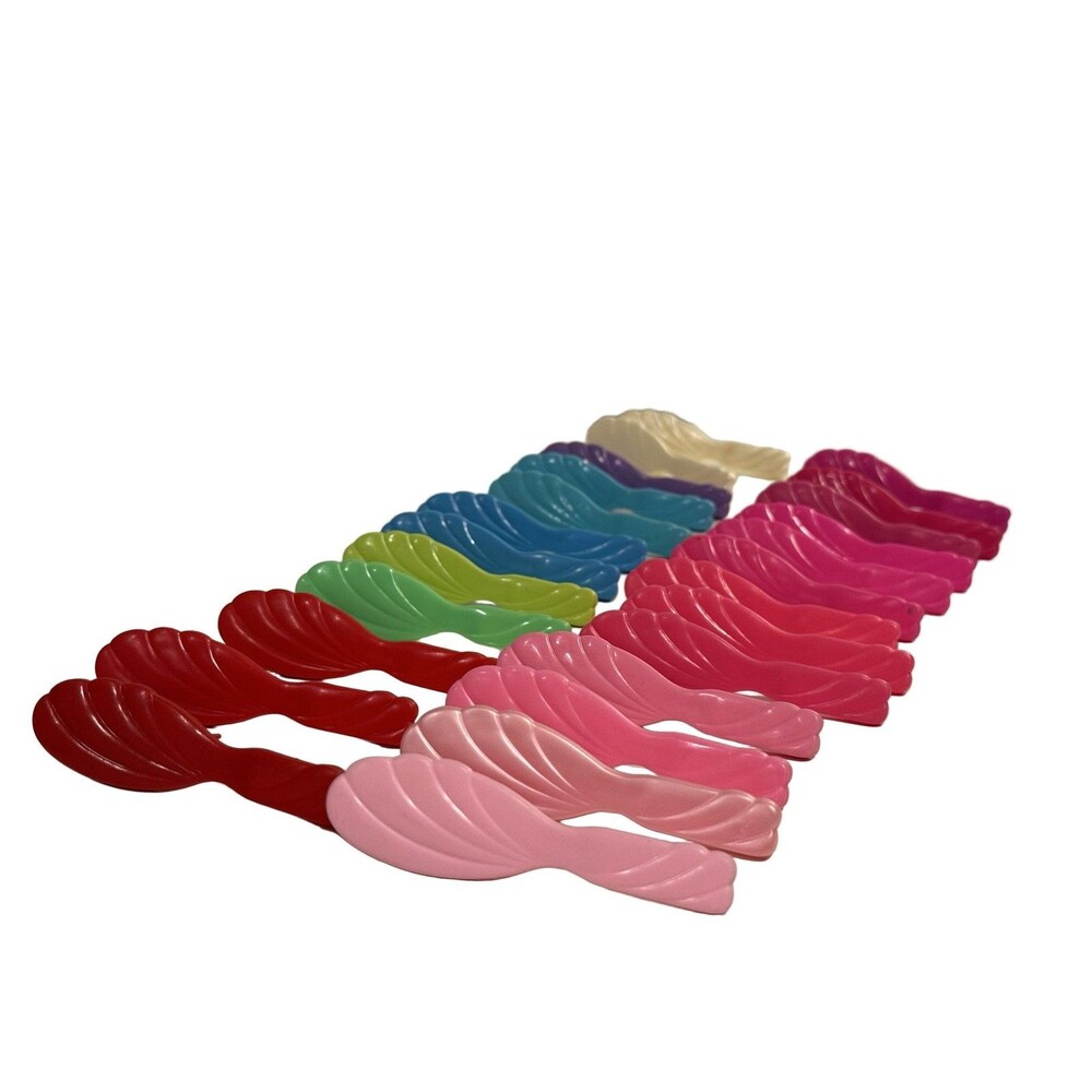 Barbie Mattel Mini Doll Hair Brushes Miniature Assorted Colors Plastic